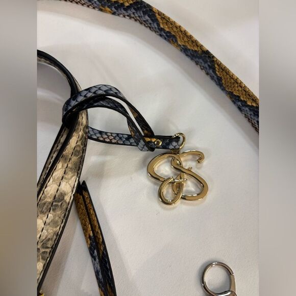 Jessica Simpson Snake Print Satchel - Picture 3 of 16